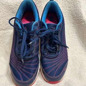 Women's Blue and Pink Athletic Shoes Size 9